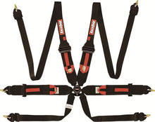 Load image into Gallery viewer, RaceQuip Black FIA CAMLOCK 6pt Pull Up Lap FHR - 854004