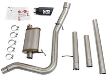 Load image into Gallery viewer, aFe MACHForce XP Exhaust 3in-3.5in SS Single Side Ext CB w/ Black Tip 99-04 Ford F150 V8 5.4L/6.8L - 49-43076-B