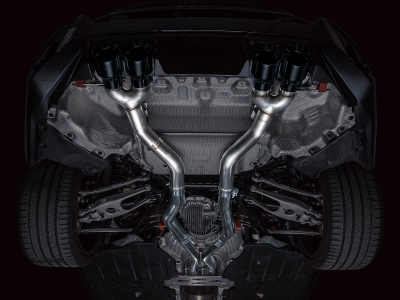 AWE Tuning 23-24 BMW G87 M2 Track Edition Exhaust - Diamond Black Tips - 3020-43487