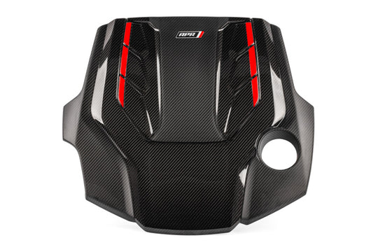APR 19-24 Audi A6 Quattro/S4/S5/S5 Sportback/S6/RS5 EA839 (B9) 2.9T/3.0T Carbon Fiber Engine Cover - MS100255