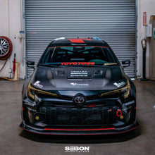 Load image into Gallery viewer, Seibon 2023 Toyota GR Corolla VS-Style Double-Sided Carbon Hood - Gloss Finish - HD23TYGRCOR-VS-DS