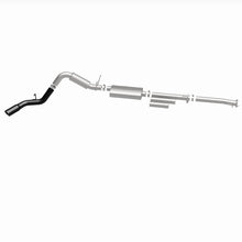 Load image into Gallery viewer, MagnaFlow 11-19 GM 2500/3500 6.0L 4in Single Passenger Side Rear Exit Cat-Back Exhaust w/Black Tips - 19376