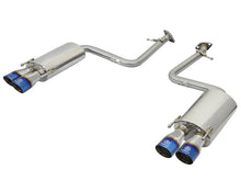 Load image into Gallery viewer, aFe Takeda 16-17 Lexus RC 200T 2.0L (t) 2in. SS Axle-Back Exhaust System w/Polished Blue Tips - 49-36037-L