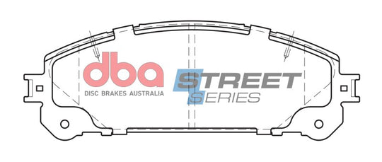 DBA 15-18 Lexus NX200t Street Series Front Brake Pads - DB2004SS