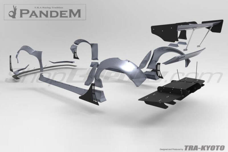 GReddy 09-12 Mazda RX-8 Pandem Wide Body Rear Over-Fenders (Rear Doors Will Not Open) - 17040408