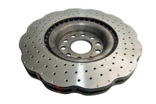Load image into Gallery viewer, DBA 12-13 Volkswagen Golf R 3.6L Front 4000 Series Drilled Wavy Rotor - DBA42808WXD