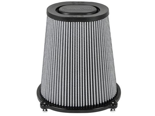 aFe QUANTUM Intake Rplcmnt Air Filter (5-1/2x4-1/4)IN F x(8-1/2x7-1/4)IN B x(5-3/4x4-1/2)IN T x9IN H - 21-90105