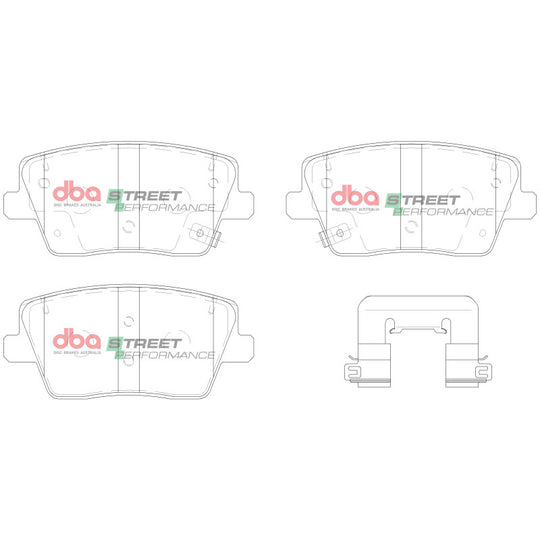 DBA 22-23 Hyundai Veloster/Veloster N Rear SP Performance Brake Pads - DB15013SP