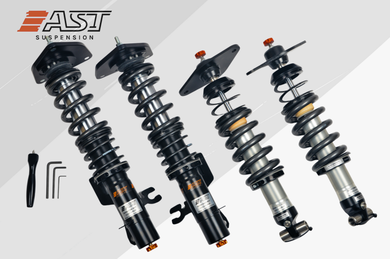 AST 02-7 Mini Cooper R50 FWD 5100 Comp Coilovers w/ Springs Top Mounts & Droplink - ACC-B1414SD