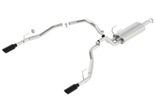 Load image into Gallery viewer, Borla 09-17 Dodge Ram 1500 5.7L V8 3in to Dual 2.5in Single Round Rolled Angle-Cut S-type Exhaust - 140308BC