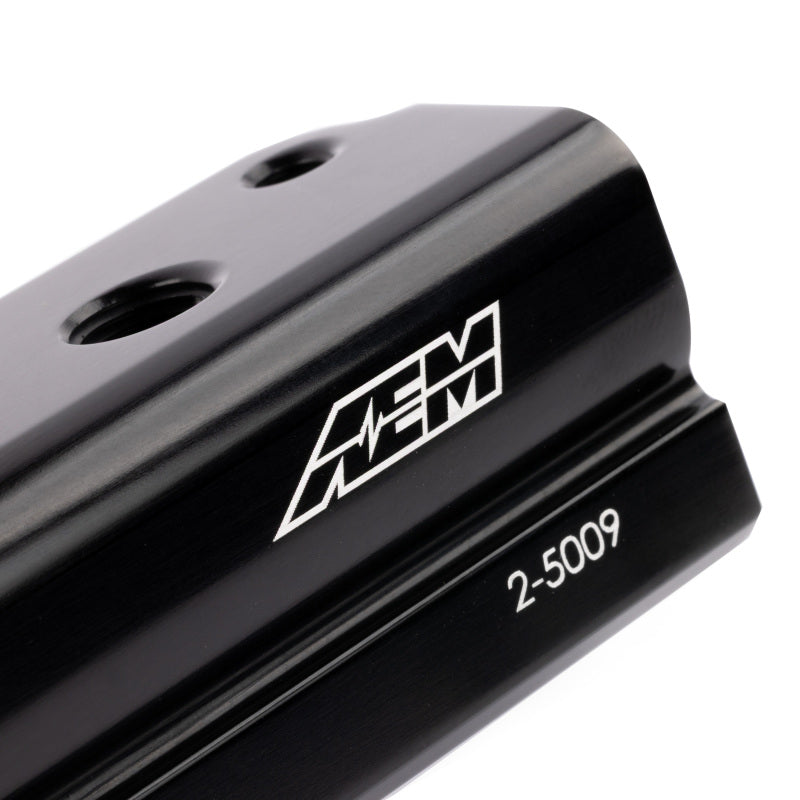 AEM 96-00 Civic CX/DX/LX/EX & 96-97 Del Sol S/Si Black Fuel Rail - 25-109BK