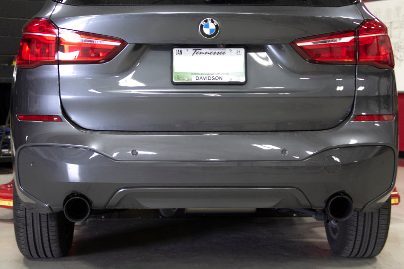 Dinan 16-23 BMW X1/X2 xDrive28i (F48/F39) Valved Axleback Exhaust System - Black Tips - D660-0089-BLK