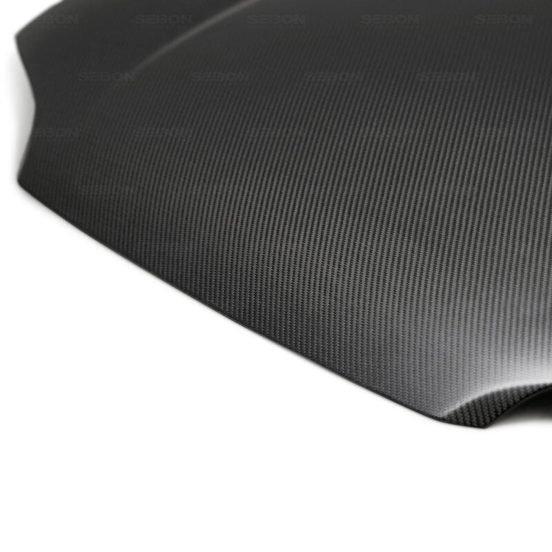 Seibon 1992-1995 Honda Civic Coupe OEM-Style Dry Carbon Fiber Hood - HD9295HDCV2D-OE-DRY