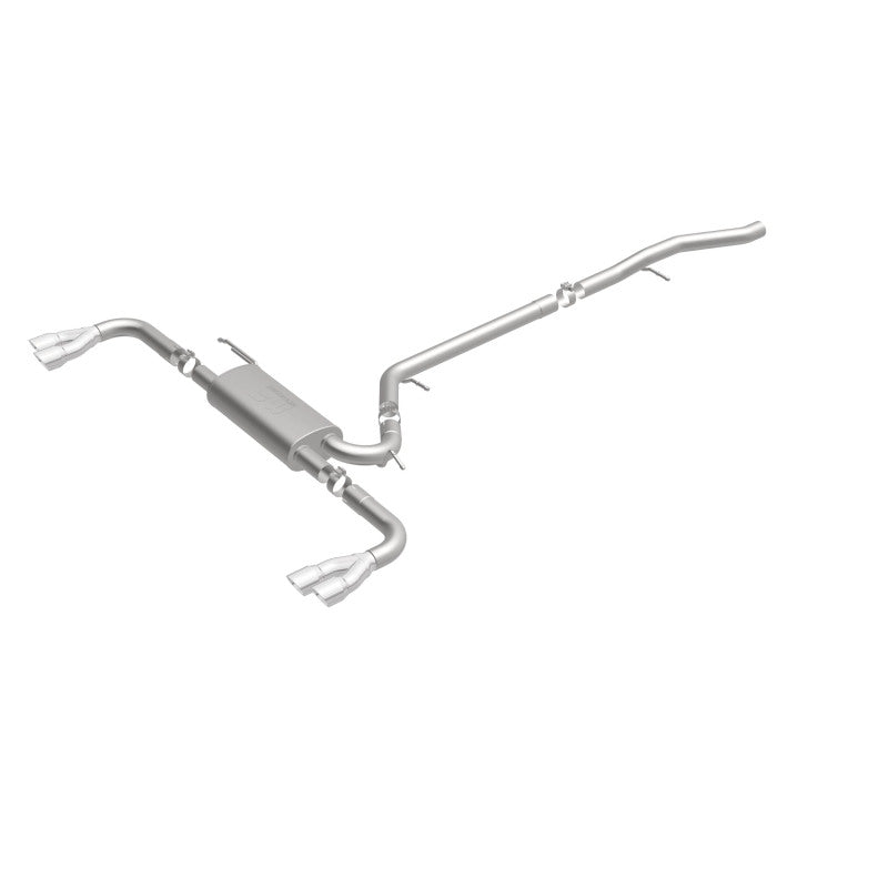 MagnaFlow 15-17 GMC Terrain V6 3.6L 409SS Cat-Back Exhaust Quad Split Rear with 3in Polished Tips - 19114