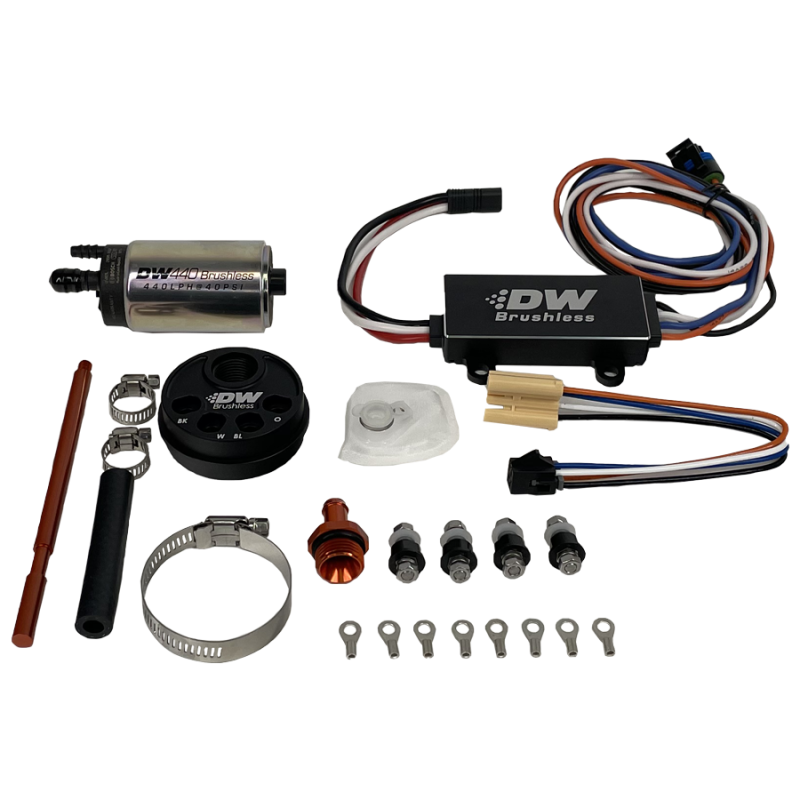 DeatschWerks 3.5L Module Surge Tank In-Tank Pump Adapter w/ DW440 Brushless & Controller 440lph Pump - 9-441-C102-5004