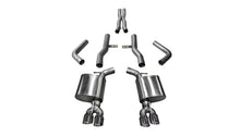 Load image into Gallery viewer, Corsa 2015-2023 Dodge Challenger Hellcat Dual Rear Exit Extreme Exhaust w/ 3.5in Polished Tips - 14989