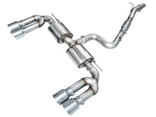 Load image into Gallery viewer, AWE Tuning 22-24 Audi 8Y S3 Touring Edition Exhaust - Chrome Silver Tips - 3015-42897