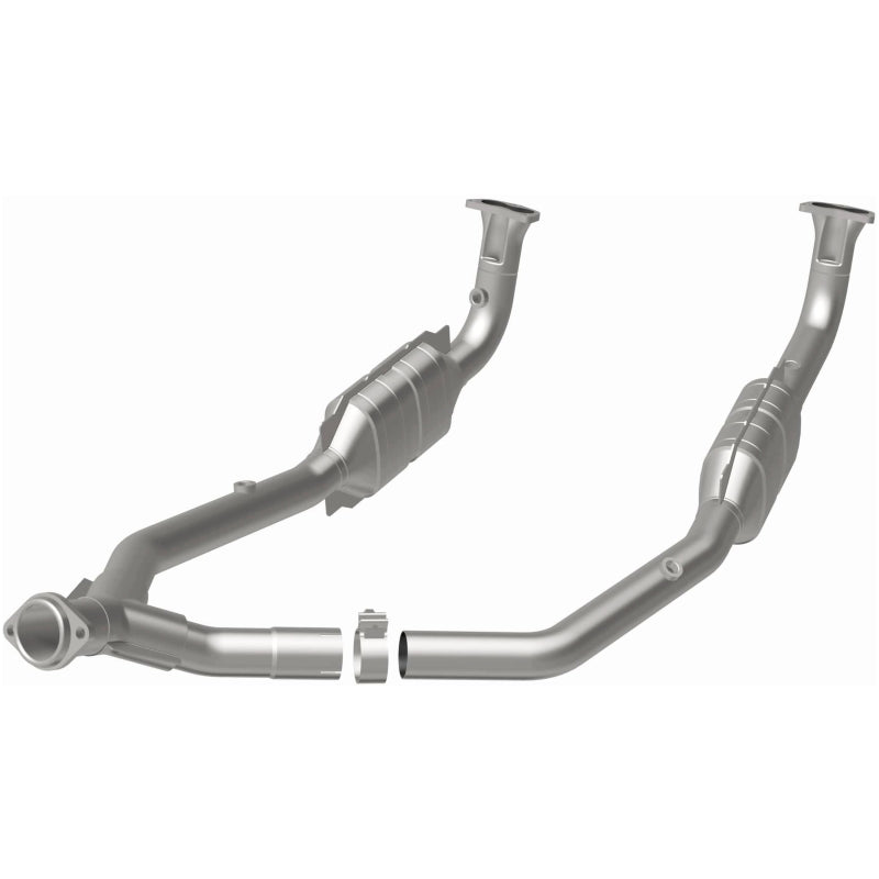 MagnaFlow Direct Fit Catalytic Converter OEM 2003 Land Rover Discovery Underbody - 4551028