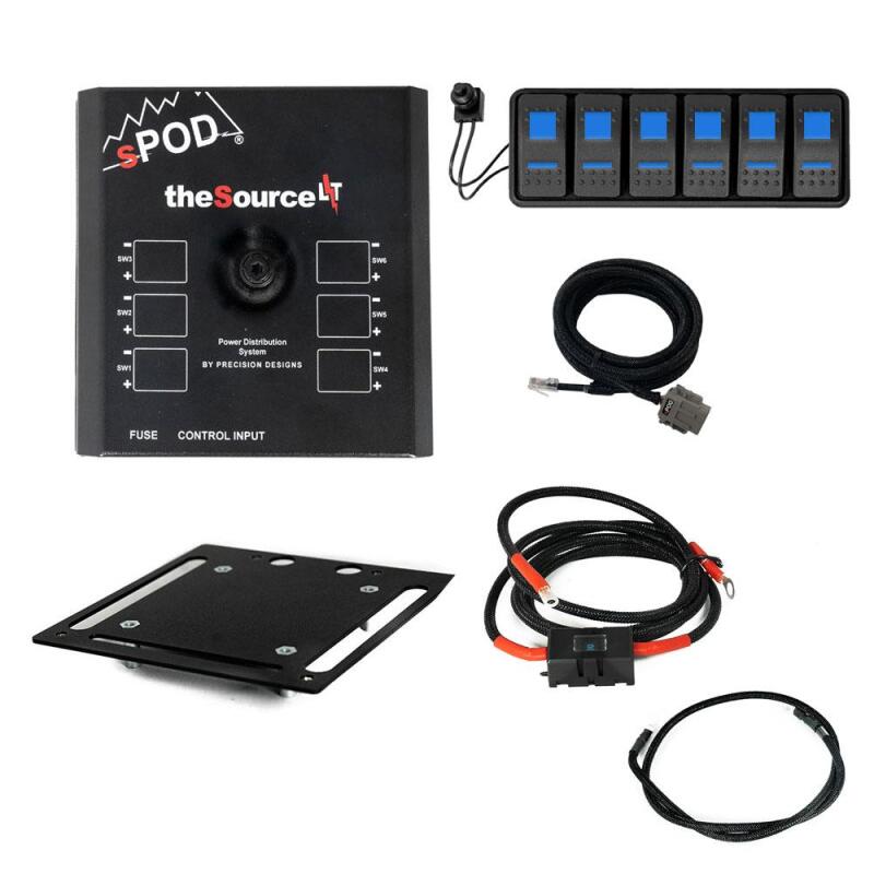 sPOD SourceLT Modular w/Blue LED for 84in Battery Cables - SLMOD84B