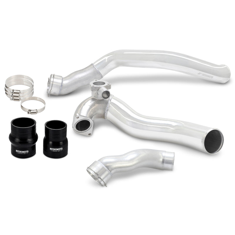 Mishimoto 2024+ Ford Mustang EcoBoost Charge Pipes - Polished - MMICP-MUS4-24P
