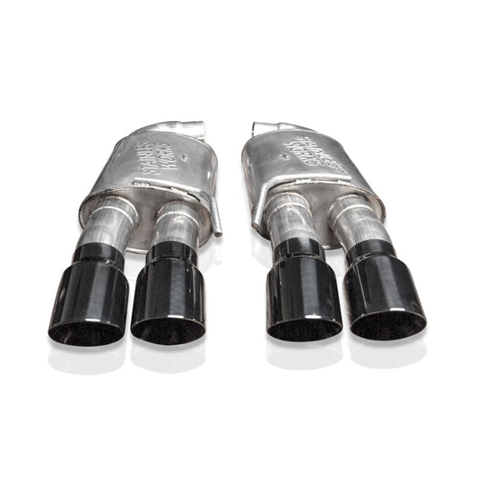 Stainless Works 18-21 Mustang GT Axle Back Legend Exhaust - Black Tips - M18ABLB