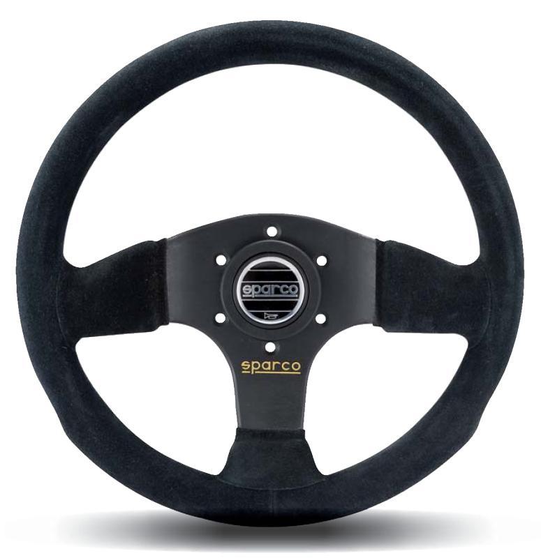 Sparco Steering Wheel 300 Suede Black - 015P300SN
