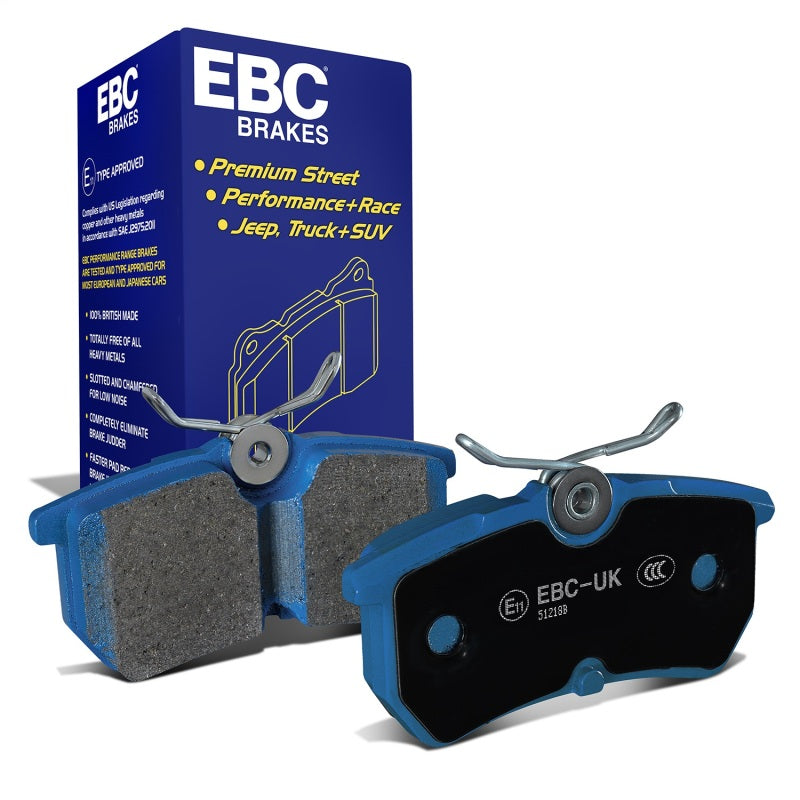 EBC 13-19 Ford Fiesta ST 1.6T Bluestuff Rear Brake Pads - DP51218B