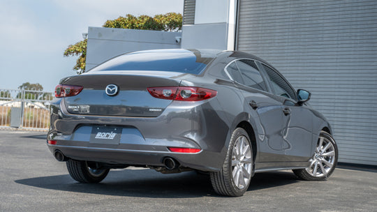Borla 19-23 Mazda 3 NA / 21-23 Mazda 3 Turbo S-Type Axle Back Exhaust w/ 4in Black Tips - 11982BC