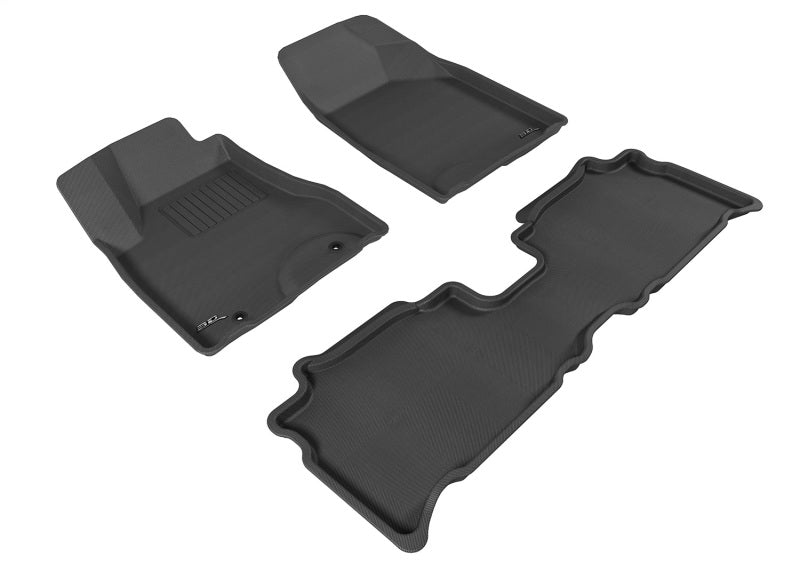 3D MAXpider 07-12 Lexus LS460 Kagu Black R2 - L1LX03901509