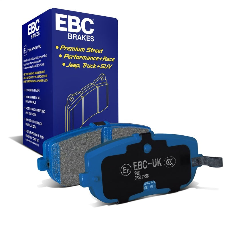 EBC 16-21 Fiat 124 Spider 1.4T Bluestuff Rear Brake Pads - DP51775B