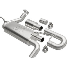 Load image into Gallery viewer, MagnaFlow 07-18 Jeep Wrangler JK Overland Series Axle-Back Exhaust System - 19668