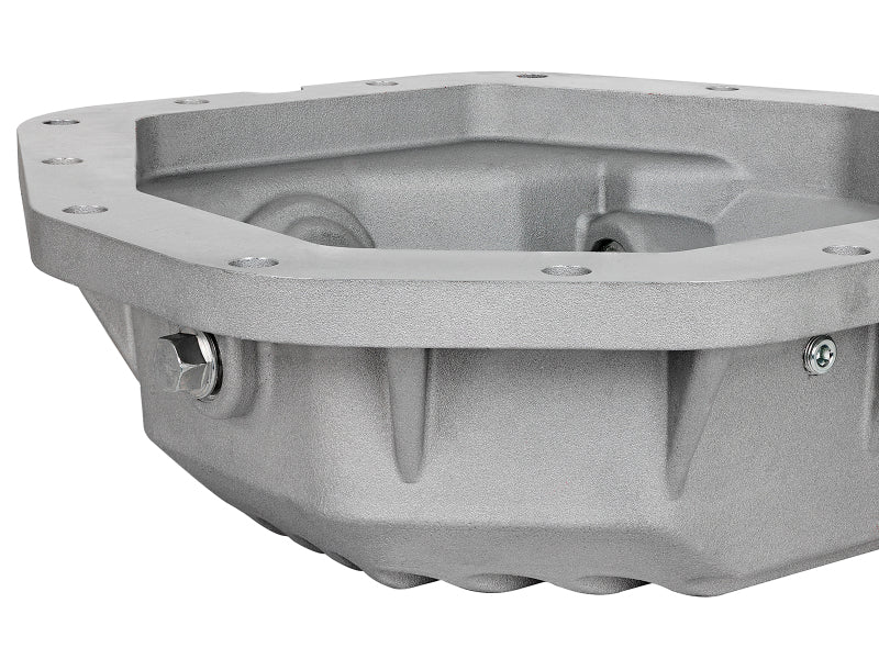 aFe Power Rear Diff Cover Raw Finish 2017 Ford F-350/F-450 V8 6.7L (td) Dana M300-14 (Dually) - 46-70380