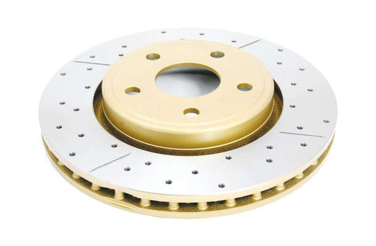 DBA 06-10 Jeep Commander Front Drilled & Slotted Street Series Rotor - DBA2530X