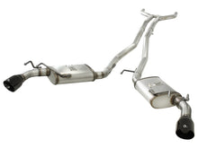 Load image into Gallery viewer, aFe MACHForce XP Exhaust 2.5in Stainless Steel CB/10-13 Chevy Camaro V6-3.6L (td) (gloss blk tip) - 49-44042-B