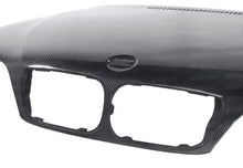 Load image into Gallery viewer, Seibon 02-05 BMW 3 Series 4dr E46 (Manuf Date 7/02-7/06 Models Only) OEM-Style Carbon Fiber Hood - HD0205BMWE464D-OE