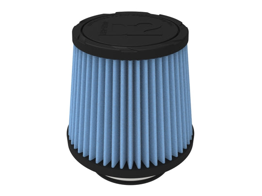 aFe POWER Universal Clamp-On Air Filter w/ D2 Dura-Dry Media - 3-1/2in F x 6in B x 4-3/4in T x 5in H - 21-35009V