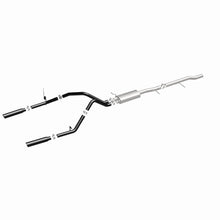 Load image into Gallery viewer, MagnaFlow SYS Cat-Back 3.5in Black Dual Split Rear Tips 10-13 Chevy Silverado / GMC Sierra 5.3L - 15362