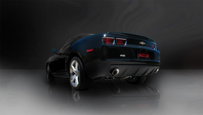 Corsa 2010-2015 Chevrolet Camaro Coupe SS 6.2L V8 Auto Polished Sport Cat-Back + XO Exhaust - 14952