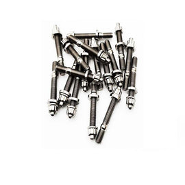 BLOX Racing Xtreme Titanium Intake/Exhaust Manifold Studs Raw 65mm 7-Piece Kit - BXFL-00309-7-TI