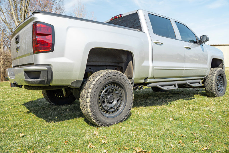 Corsa 14-16 Chevy Silverado 3.0in Catback Front Axle Exit Exhaust w/ Twin 4.0in Polished Pro Tips - 21310