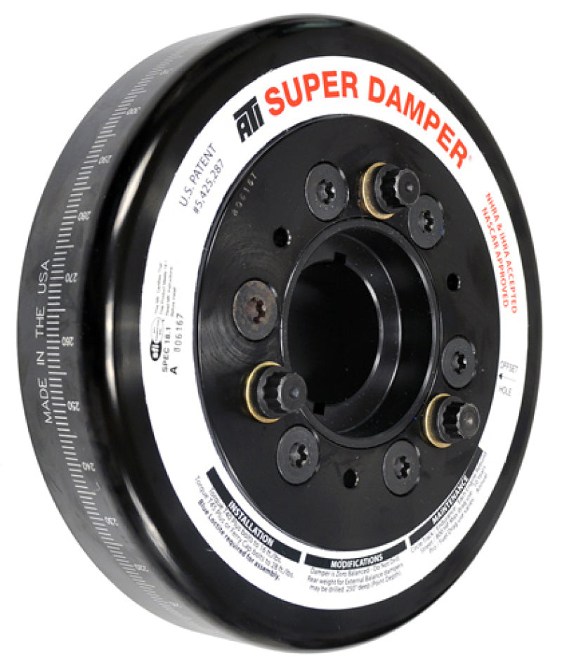 ATI Damper - 7.074in - Steel - Chevy BB - 3 Ring - Undersize Hub - 1Pc - ATI917060U