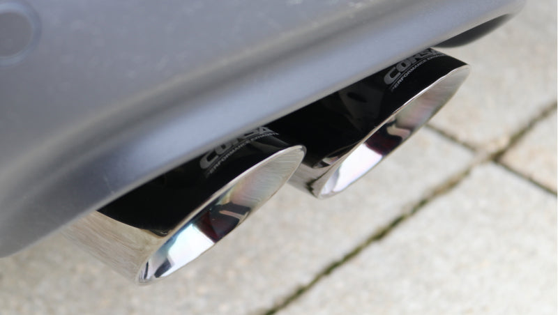 Corsa 15-16 Dodge Challenger Xtreme Cat-Back Dual Rear Exit with Twin 3.5in Polished Pro-Series Tips - 14985