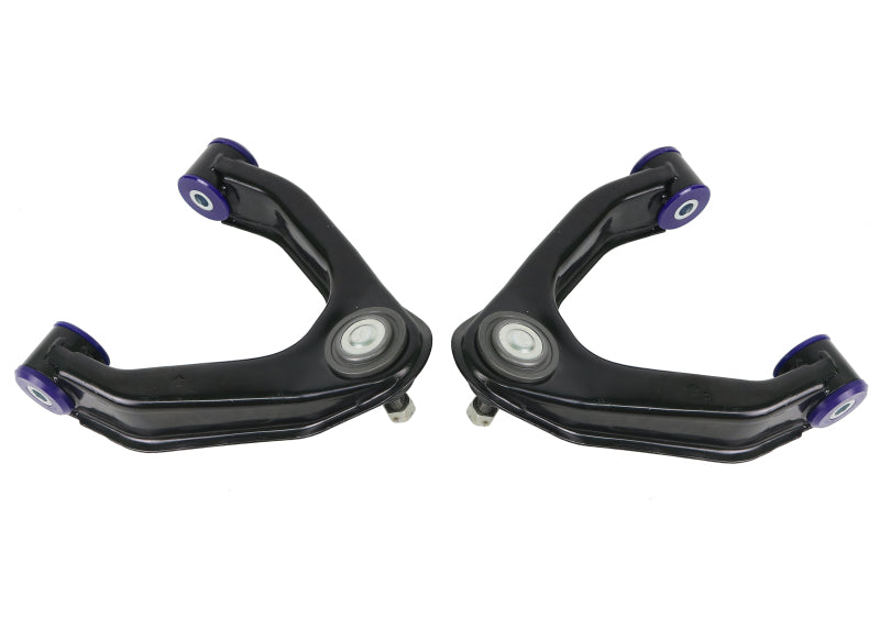 SuperPro 98-04 Nissan Frontier 2WD D22 Front Upper Control Arm Set - TRC544