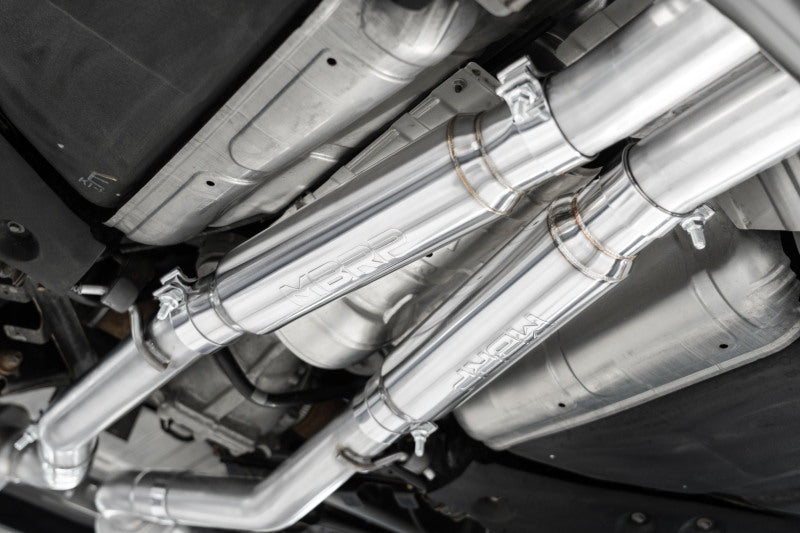 MBRP 17+ Infiniti Q60 3.0L RWD/AWD 3in Cat-Back Dual Split Rear Street Version w/4.5in OD Tips -T304 - S4406304