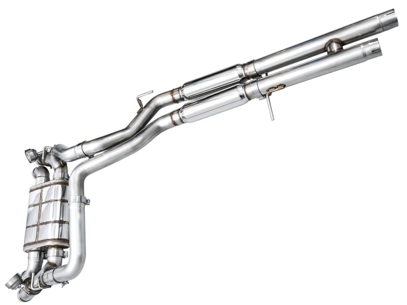AWE Tuning 21+ Wrangler 392 Switchpath Cat-Back Exhaust- Quad BashGuards - 3025-41392