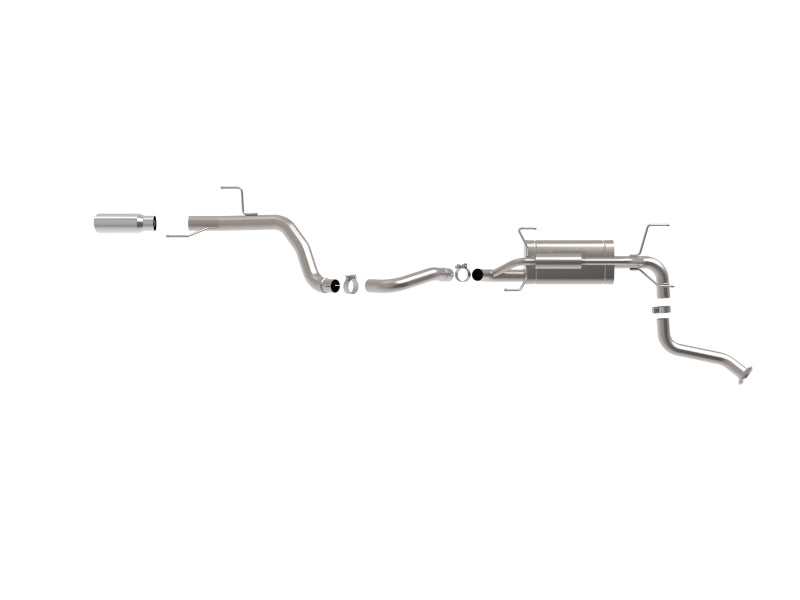 aFe 2025 Toyota 4-Runner 2.5in to 3in SS-304 Cat-Back Exhaust w/ Polished Tip - 49-36080-P