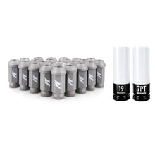 Load image into Gallery viewer, Mishimoto Steel Locking Lug Nuts M14x1.5 24pc Set Silver - MMLG-M14-24LSL