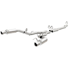Load image into Gallery viewer, MagnaFlow Cat Back, SS, 2.5in, Competition, Dual Split Polish 4.5in Tips 2015 Ford Mustang Ecoboost - 19191
