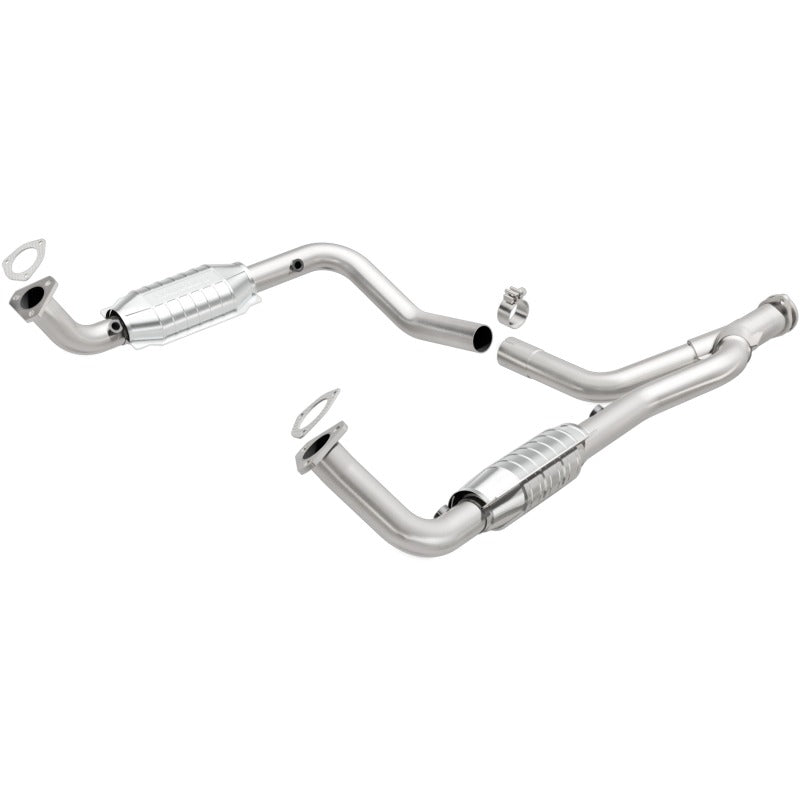 MagnaFlow DF Cat. Conv 95-99 Range Rover 4.0/4.6L GEMS Y-Pipe Assembly *NOT FOR SALE IN CALIFORNIA* - 93694