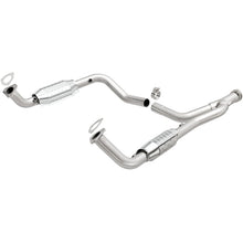 Load image into Gallery viewer, MagnaFlow DF Cat. Conv 95-99 Range Rover 4.0/4.6L GEMS Y-Pipe Assembly *NOT FOR SALE IN CALIFORNIA* - 93694